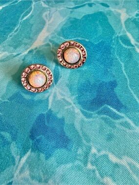 Sorrelli Pink Purple Silver Earrings